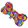Mirage Pet Products Purple Comic Sound Effects 10 in. Stuffing Free Bone Dog Toy 1181-SFTYBN10